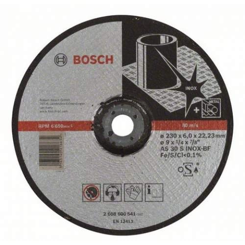 Обдирочный круг BOSCH INOX 230Х6 ММ