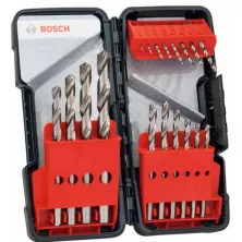 Сверло по металлу BOSCH HSS-G 1-10 ММ TOUGH BOX 18 шт.