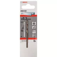Сверло по металлу BOSCH HSS-CO 3.3ММ