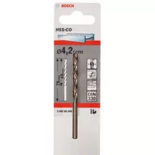 Сверло по металлу BOSCH 4.2 мм по 1 шт HSS HSS-CO