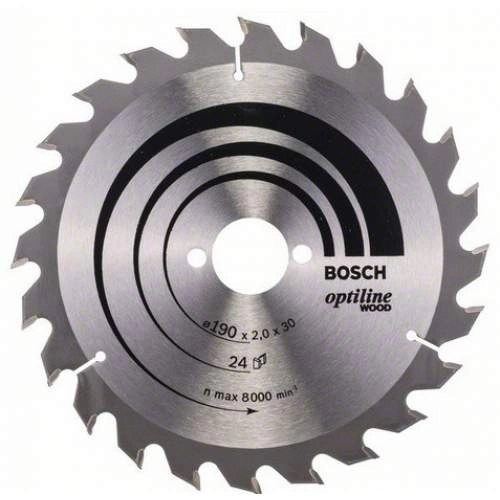 Пильный диск BOSCH 190Х30 24 OPTILINE