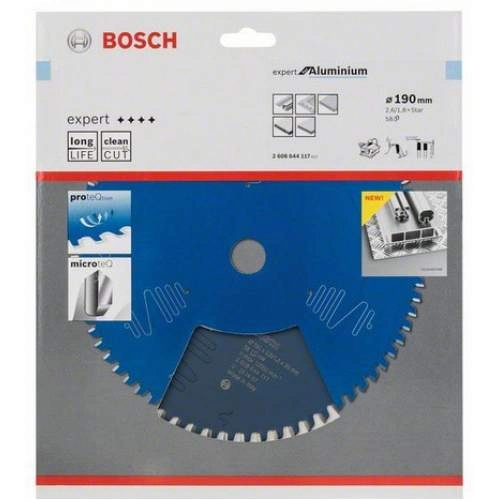 Пильный диск BOSCH 190xFastFixx2.6/1.8x58T  Expert for Aluminium