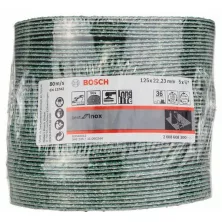 Шлифкруг 125 мм BOSCH ФИБРОВЫЙ мм P36 B.f.Inox