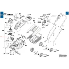 Запасная часть BOSCH Ремень привода к ROTAK 32 BOSCH (F016L66677)