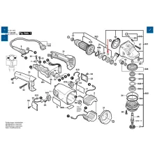 Запасная часть BOSCH Подшипник 6300 болгарки Bosch GWS 21-180 JH