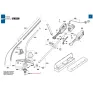 Запасная часть BOSCH Кнопка к триммеру ART 35 / 37 BOSCH (F016F04249)