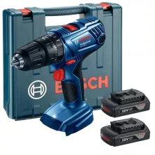 Дрель-шуруповерт аккумуляторный BOSCH GSB 180-LI (2*2.0 Ah, Case)