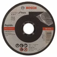 Отрезной круг BOSCH 115х1.0х22мм SfI,  прямой Standard по нержавейке