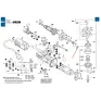 Запасная часть BOSCH Пара зубчатых колес к GWS 9-115/125 BOSCH (1619P14111)