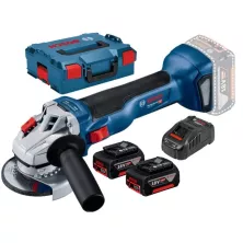 Углошлифмашина 125мм BOSCH GWS 18V-10 (2*5.0 Ah, L-Boxx)