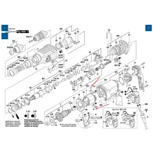 Запасная часть BOSCH Помехоподавляющий фильтр к GBH 240/2-26/2-28/3-28 BOSCH (1614465011)