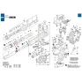 Запасная часть BOSCH Кольцо уплотнительное к GSH 11 VC BOSCH (1617000756)