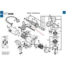 Запасная часть BOSCH Пружина сжатия для FBZ, GBR, GEB, GEWS, GEX, GFS, GGS, GKF, GNA, GWS BOSCH (1604611026)