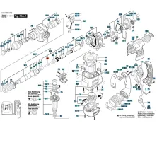 Запасная часть BOSCH болт ударный для GBH 36 V-Li / 2-28 / 3-28