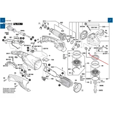 Запасная часть BOSCH Гайка шестигранная__GWS 1000 / GWS 13...17-125 CIE / GWS 18V-15 SC