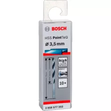 Сверло по металлу BOSCH 3.5x39x70 mm / HSS PointTeQ / 10 шт