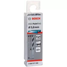 Сверло по металлу BOSCH HSS PointTeQ Сверл 3.8mm 10 шт.