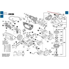 Запасная часть BOSCH Кнопка фиксации к GWS 22/24/26-230 LVI BOSCH (1607000431)