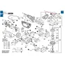 Запасная часть BOSCH Кнопка фиксации к GWS 22/24/26-230 LVI BOSCH (1607000431)