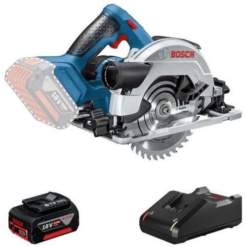 Пила дисковая BOSCH GKS 18V-57 (GBA 18V 4,0 Ah + GAL 18V-40)