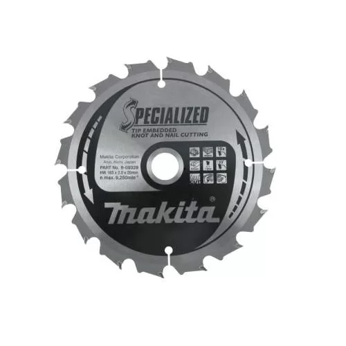 Пильный диск MAKITA B-31217 165x20x1.25x16T