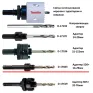 Адаптер для коронок MAKITA SDS+ резьбовой 14-30 мм с центр. сверлом BI-M