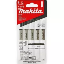 Пилка лобзиковая MAKITA для дерева В-12, 5 шт.