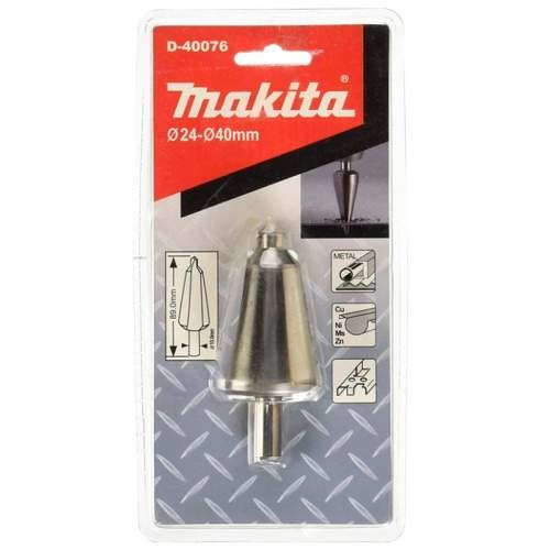 Сверло по металлу MAKITA Конусное 24-40, 6 мм D-40076