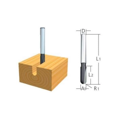 Фреза MAKITA галтельная 25,4х19х12х38х2Т