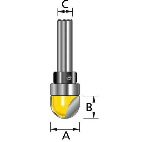 Фреза MAKITA пазовая 12х16х8х38х2Т