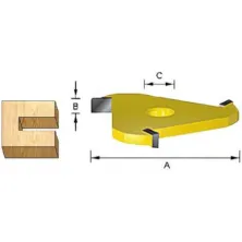 Фреза MAKITA пазовая 47.6х6х8х3Т