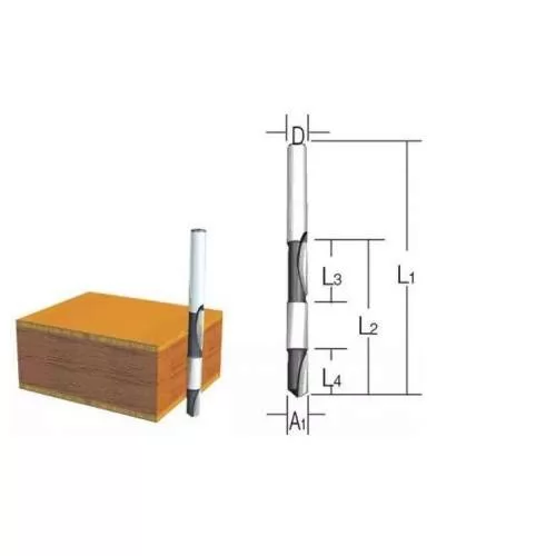 Фреза MAKITA пазовая 6x18x6x27x2T