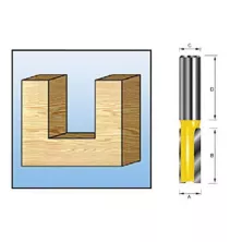 Фреза MAKITA пазовая 8x20x8x32x2T