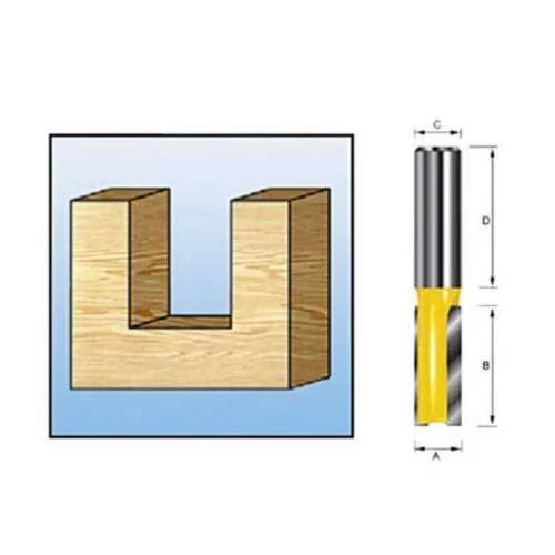 Фреза MAKITA пазовая 8x30x12x38x2T