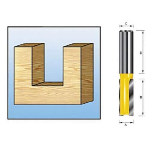 Фреза MAKITA пазовая 16x32x12x38x2T