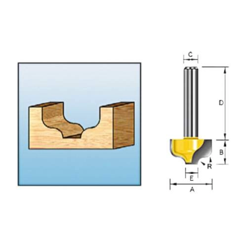 Фреза MAKITA 31,8х12,7х8х32х12,7х2Т