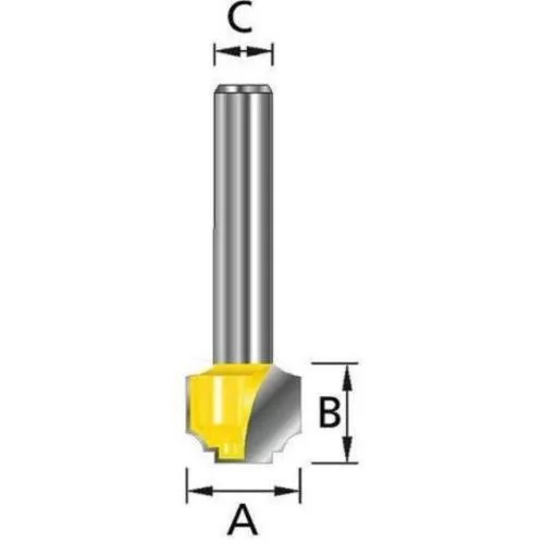 Фреза MAKITA пазовая. 19,05х11,11х8х32х2Т