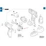 Запасная часть BOSCH Электронный модуль к шуруповерту GSR 120-LI / GSB 120-LI / GSR 1080-2-LI BOSCH (2609125169)