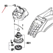 Запасная часть BOSCH Реле температуры к ARM 32 / Rotak 32 BOSCH (F016L66958)