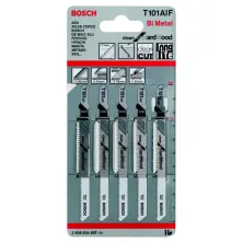 Пилка лобзиковая BOSCH 5 ЛОБЗИКОВЫХ ПИЛОК T 101 AIF, BIM