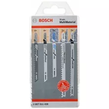 Пилка лобзиковая BOSCH Набор пилок MultiMaterial 14+1 пилок