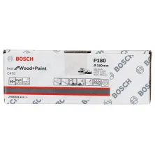 Шлифкруг 150 мм BOSCH 50 шлифлистов Best for Wood+Paint Multihole Ø K180