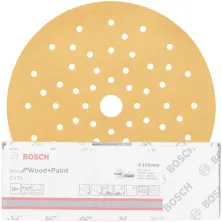 Шлифкруг 150 мм BOSCH 50 шлифлистов Best for Wood+Paint Multihole Ø K180