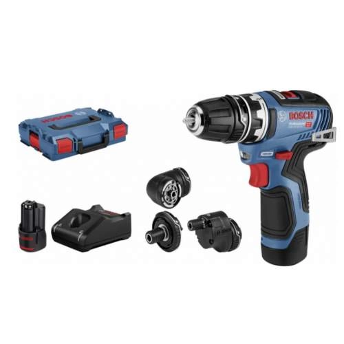 Дрель-шуруповерт аккумуляторный BOSCH GSR 12V-35 FC (2*3.0 Ah, L-boxx, full set)