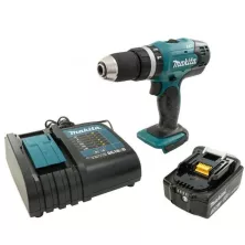 Дрель-шуруповерт ударный аккумуляторный MAKITA DHP 453 RFX8