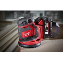 Шлифмашина эксцентриковая Milwaukee M18 BOS125-0 аккумуляторная (solo, carton)