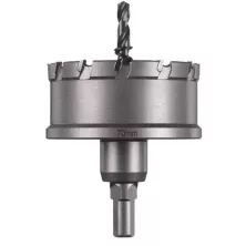 Milwaukee Цельная твердосплавная коронка TCT для стали/нержавеющей стали 70 мм