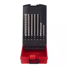 Сверло SDS-Plus Milwaukee Набор буров MX4 SDS+ (Ø 5.5 /6 x 115 мм, Ø 5 /5.5/ 6/ 8/ 10 x 165 мм) (7 предм.)