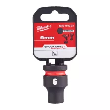 Головка торцевая Milwaukee SHOCKWAVE™ 1/2", 9 мм
