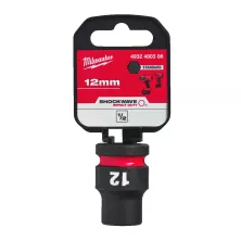 Головка торцевая Milwaukee SHOCKWAVE™ 1/2", 12 мм (замена для 4932478037)